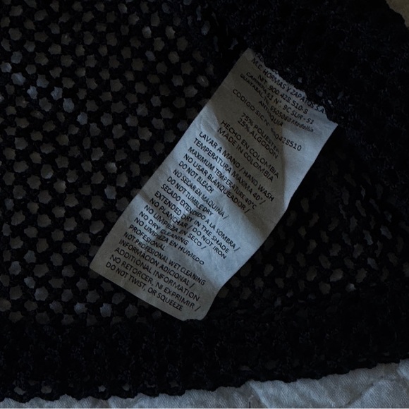 Mercedes Campuzano Black Mesh Shirt - Picture 4 of 5